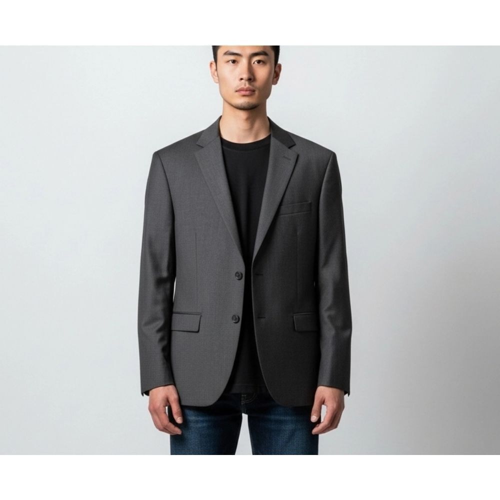 Mens  Affinity Apparel Slate Gray Blazer sz 48R New with tag